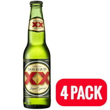 Cerveza Dos Equis Lager 4 pack Cervecería Moctezuma