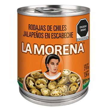 Chile Jalapeño Rodaja 210 g. La Morena