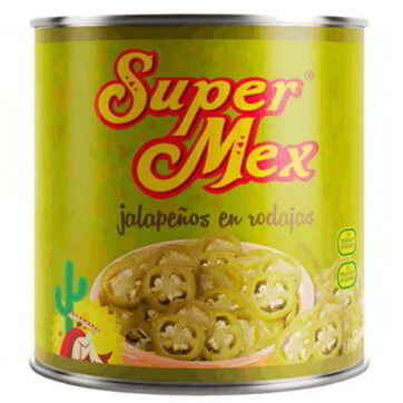 Chile jalapeño rodaja 2,8kg Supermex