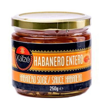 Chiles habaneros enteros 250g Xatzé