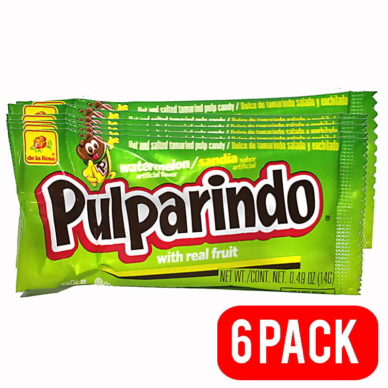6 pack Pulparindo sandía De la Rosa