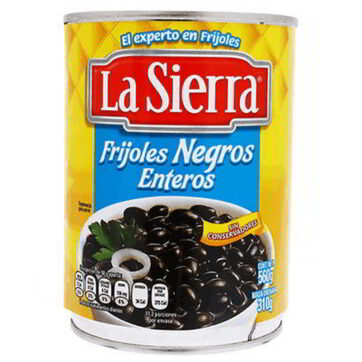 Frijoles negros enteros 560g La Sierra
