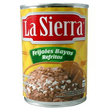 Frijoles bayos refritos 430g La Sierra