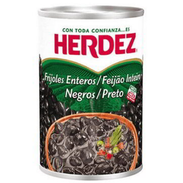 Frijoles negros enteros 410g Herdez