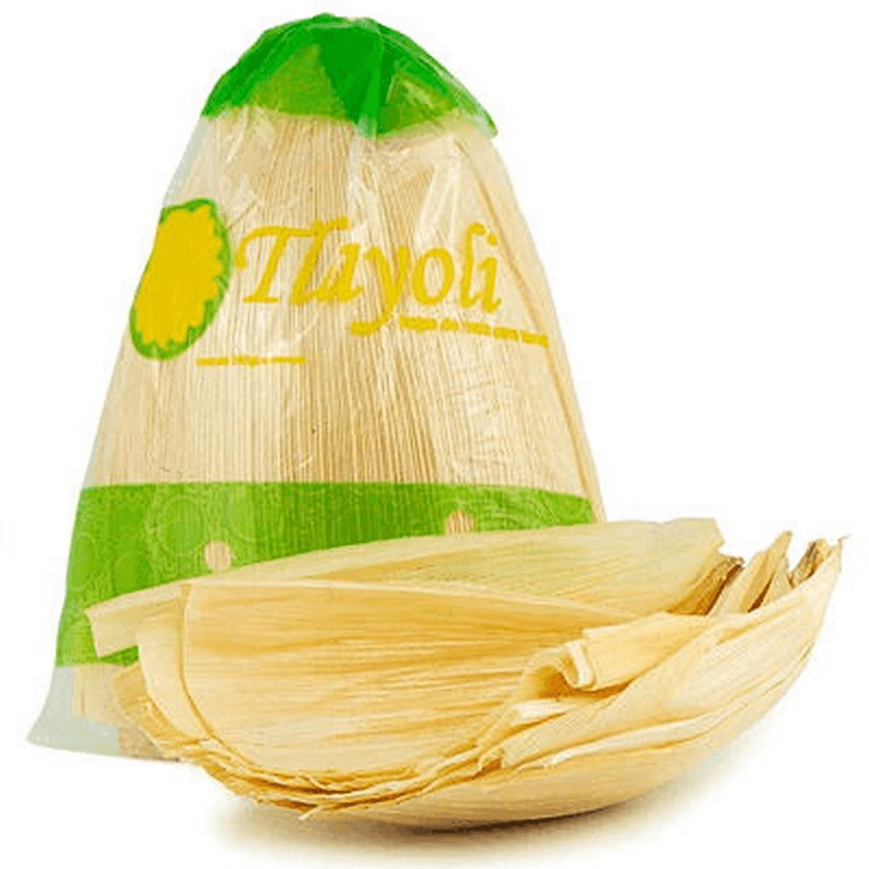Hojas de maíz para tamales 120g Tlayoli
