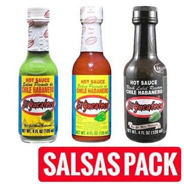 Pack salsas habanero El Yucateco (3 x 120g)