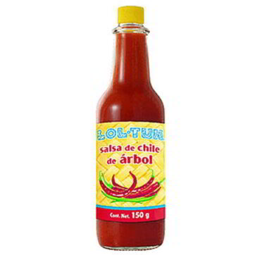 Salsa chile de árbol 140g Lol Tun