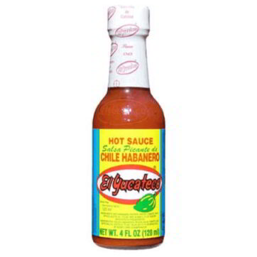 Salsa de chile habanero roja 120g El yucateco