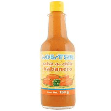 Salsa habanero roja 140g Lol Tun