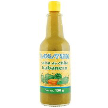 Salsa habanero verde 140g Lol Tun