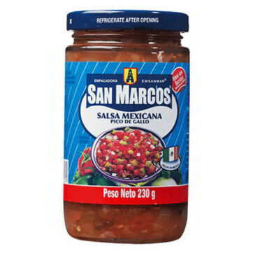 Salsa mexicana pico de gallo tarro 230g San marcos