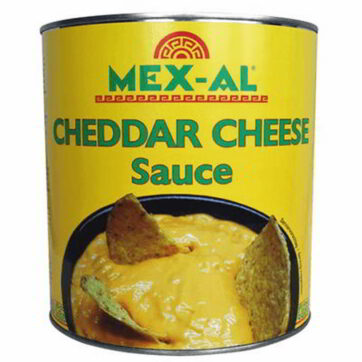 Salsa queso cheddar 3000g Mex-Al