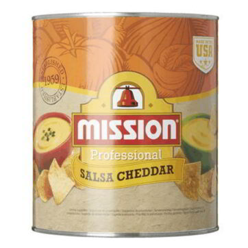 Salsa queso cheddar 3000g Mission