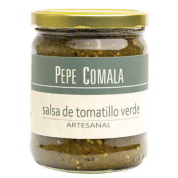 Salsa de tomatillo verde artesanal 445 g Pepe Comala