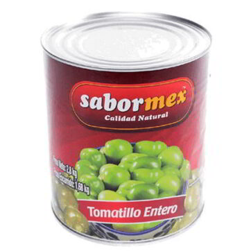 Tomatillo verde entero 2,8 kg Sabormex