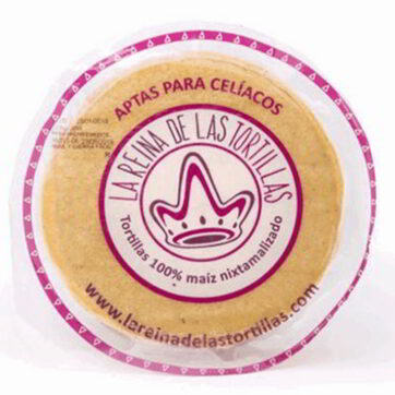 Tortillas de maíz Nixtamal 12 cm 500g La reina de las tortillas