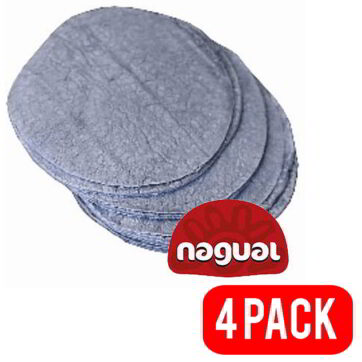 4 pack Tortilla maíz azul 12cm 20U Nagual
