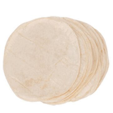 Tortilla de harina de trigo 25cm 18U Sabormex